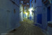 The night streets in Chefchaouen