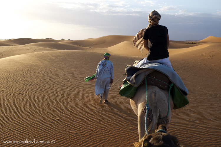 Heading off to trek the Erg Chebbi dunes