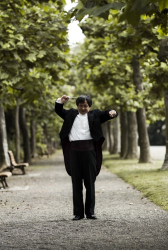 Portrait shoot for Joji, a conductor, in Tokyo, Japan