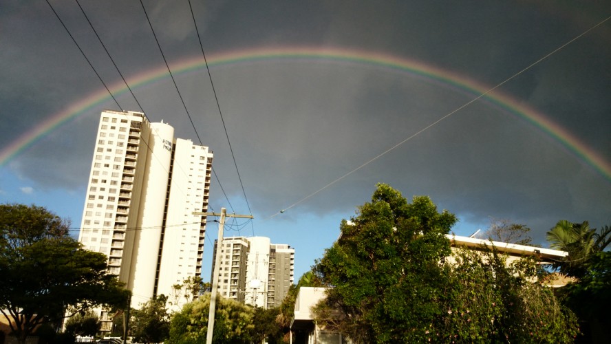 rainbow in Palm Beach